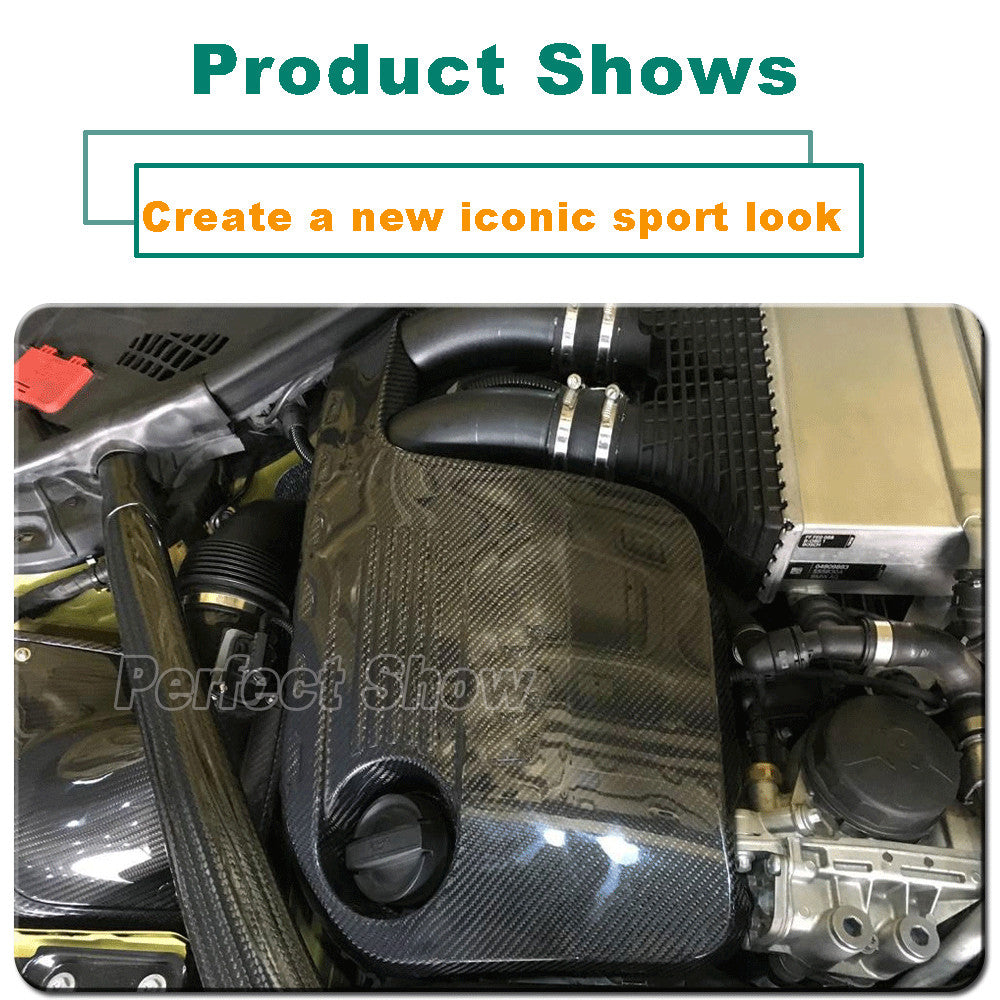 Fit for BMW F80 M3 F82 F83 M4 2014-19 Real Carbon Fiber Front Hood Engine Cover
