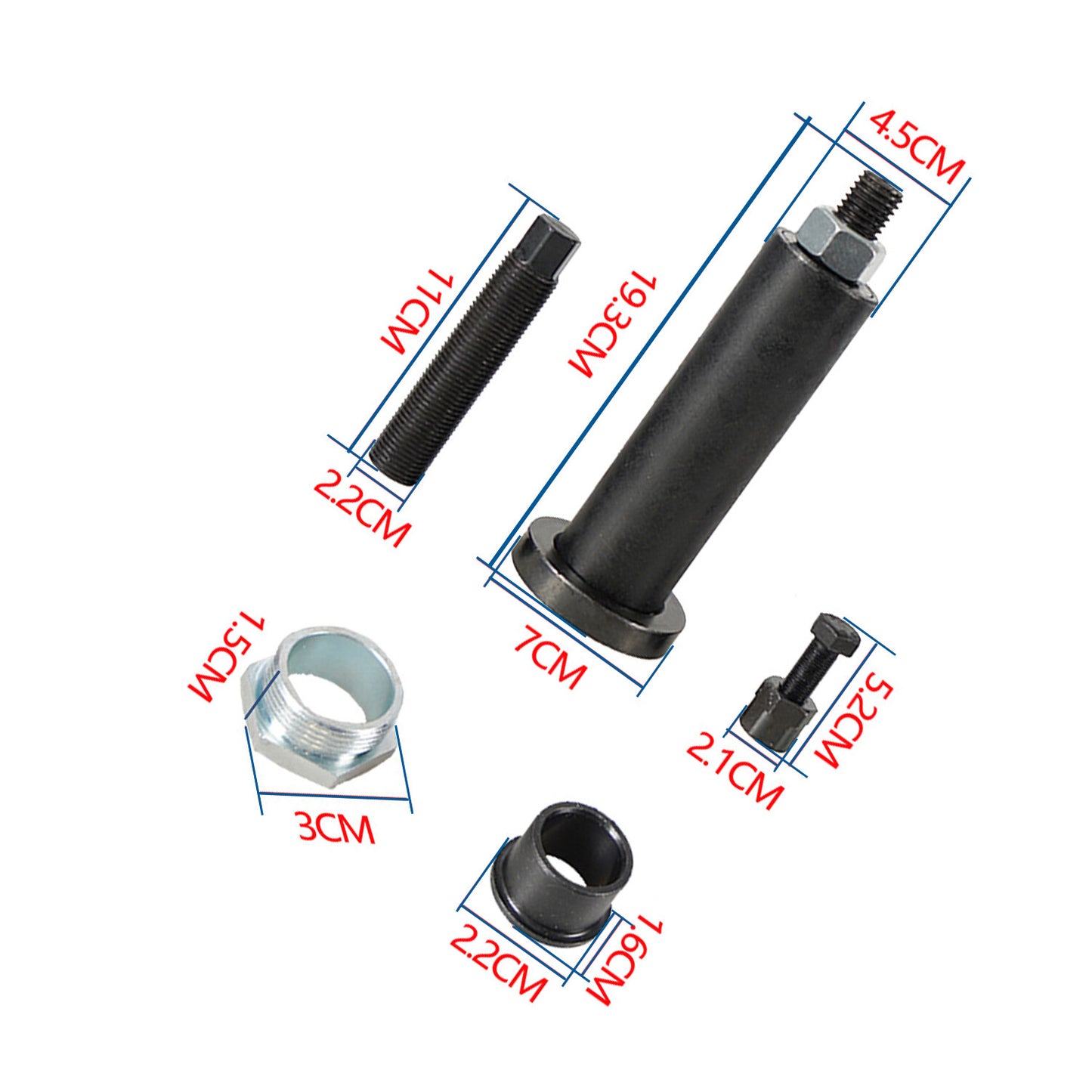 Crank Case Splitter Puller Installer Dirt Bike Supplies W/ C-clamp Adapter