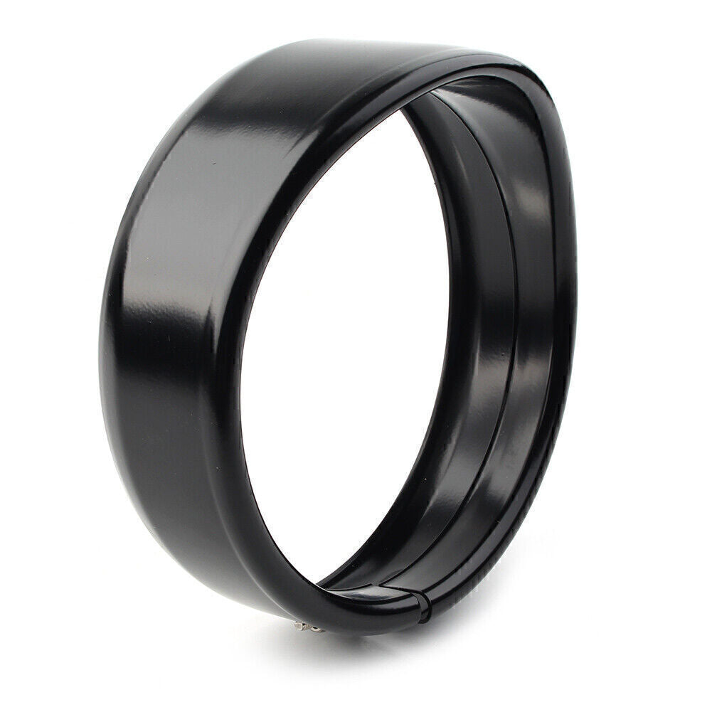 5.75 Headlight Decorate Trim Ring Visor for Harley Dyna Street Bob FXDB 1994-20