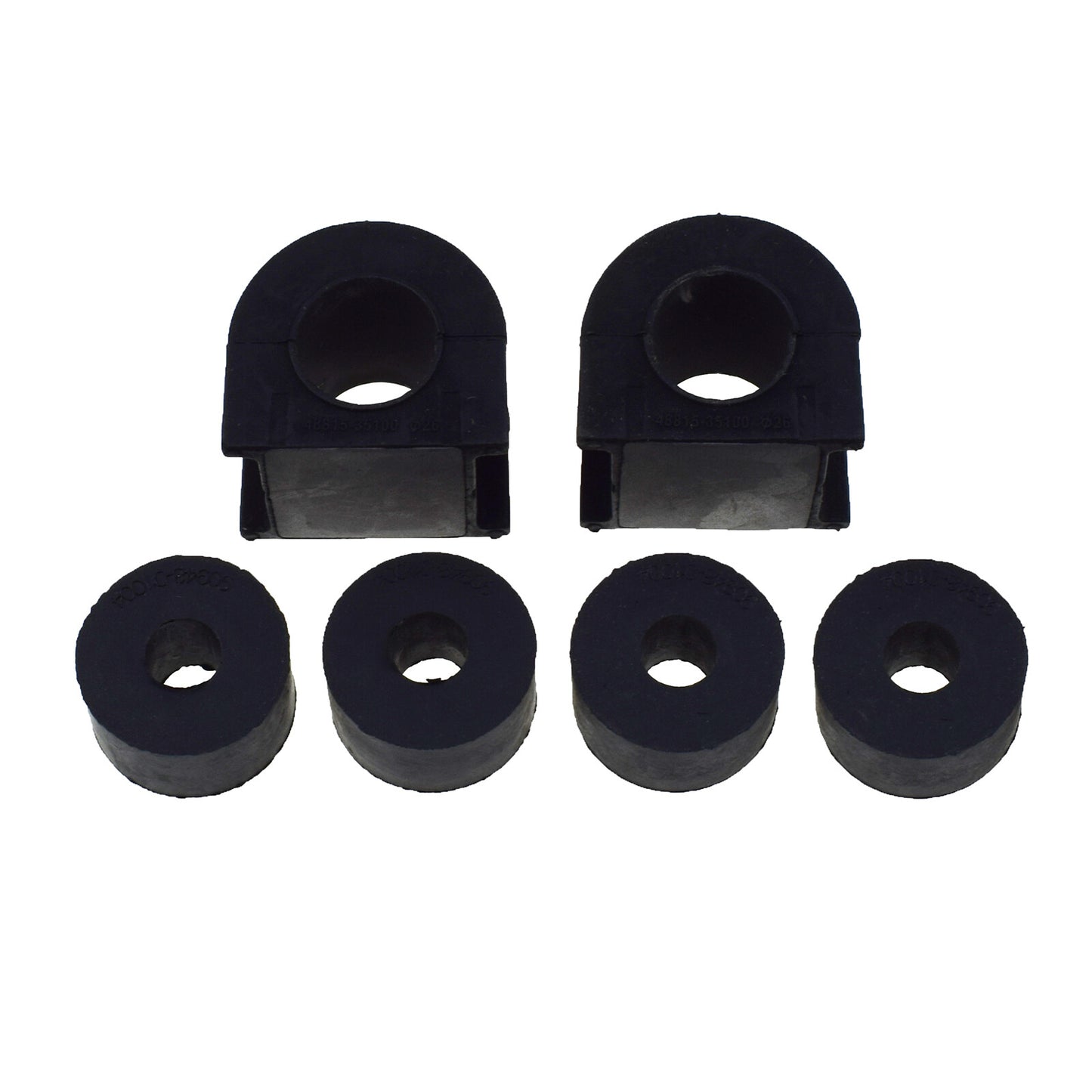 6Pcs FRONT STABILIZER BAR BUSHING CUSHION KIT for TOYOTA 1996-2002 4RUNNER