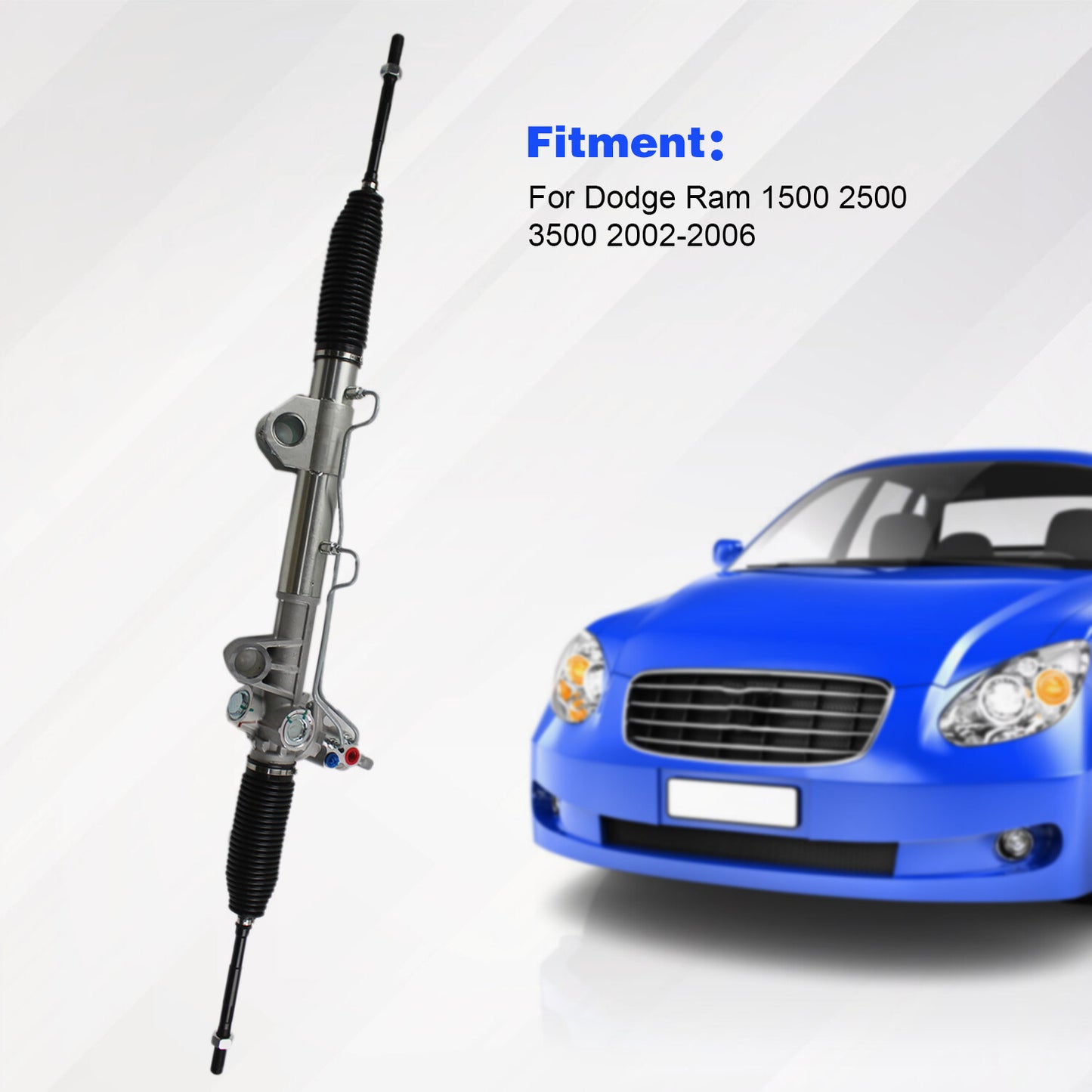 RWD Complete Power Steering Rack Pinion for 2003 - 2006 for Dodge for Ram 2500 3500