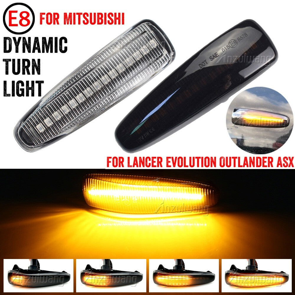 Dynamic Side Marker Turn Light for Mitsubishi Lancer Evolution Outlander Mirage