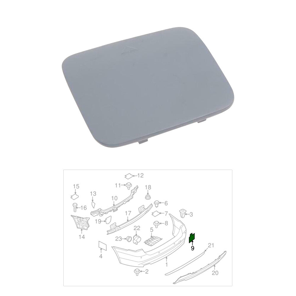 51127256109 Rear bumper tow hook protective cover suitable for BMW E92, E93, 3 Series 11-13, 328i, 335i