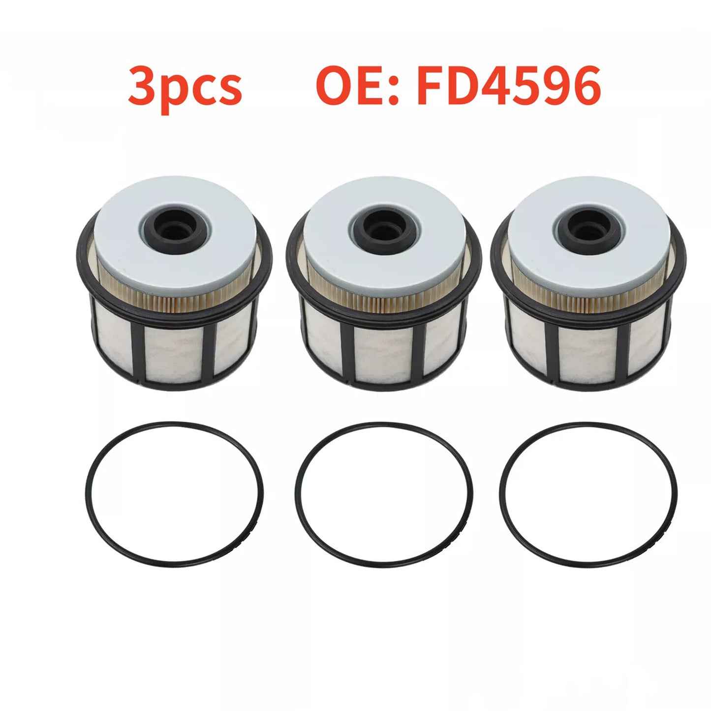 3X for Ford F250 F350 F450 F550 SUPER DUTY 7.3L 1999-2003 Diesel Fuel Filter