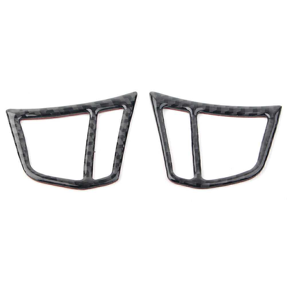 Real Carbon Fiber Steering Wheel Button Trim for BMW F20 2012-2018 1 Series F21