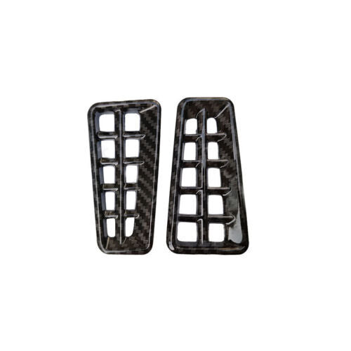 Carbon Fiber ABS Dashboard Air Conditioning Vent Cover for Toyota RAV4 2013-2018