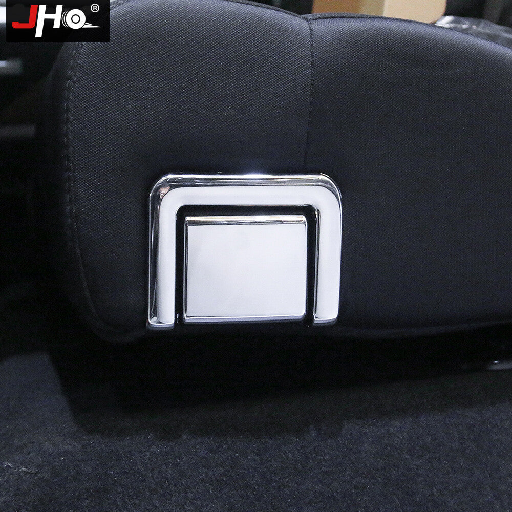 Car Inner Door Handle Lock Frame Decor Cover Trims for Toyota Tundra Silver