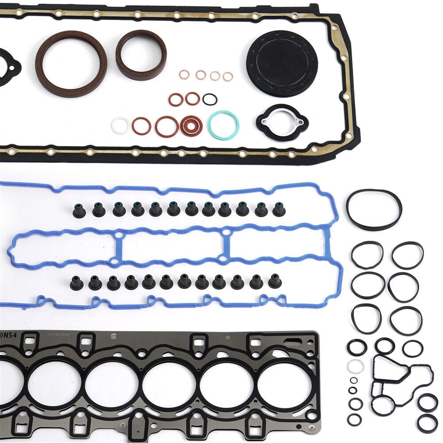 Engine Overhaul Head Gasket Seals Set for BMW 335i E90 E60 E92 E89 E71 N54 3.0