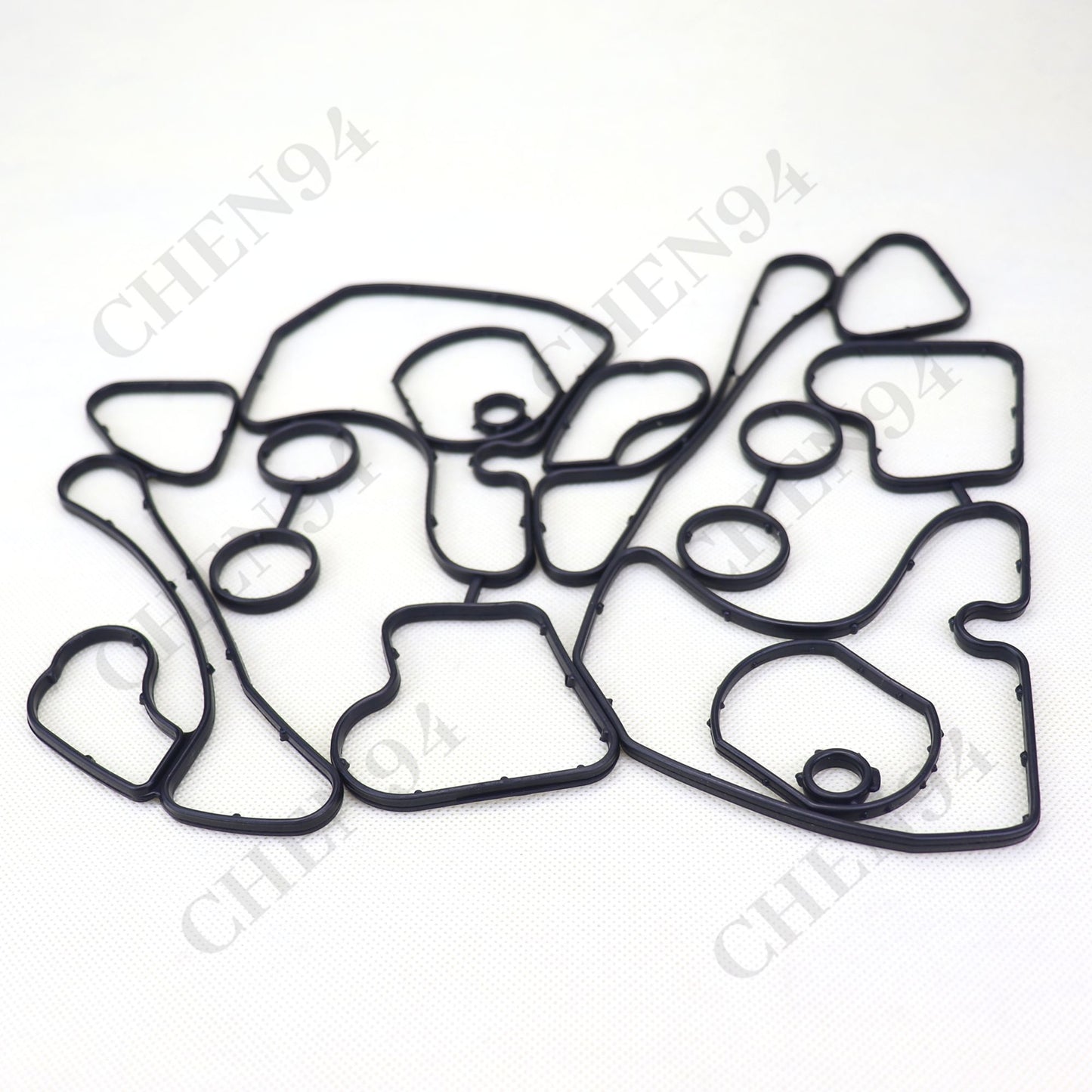 2sets For 2013-16 for Audi A6 A7 for A8 Q5 Q7 Quattro 3.0L Engine Oil Cooler Gasket Seal