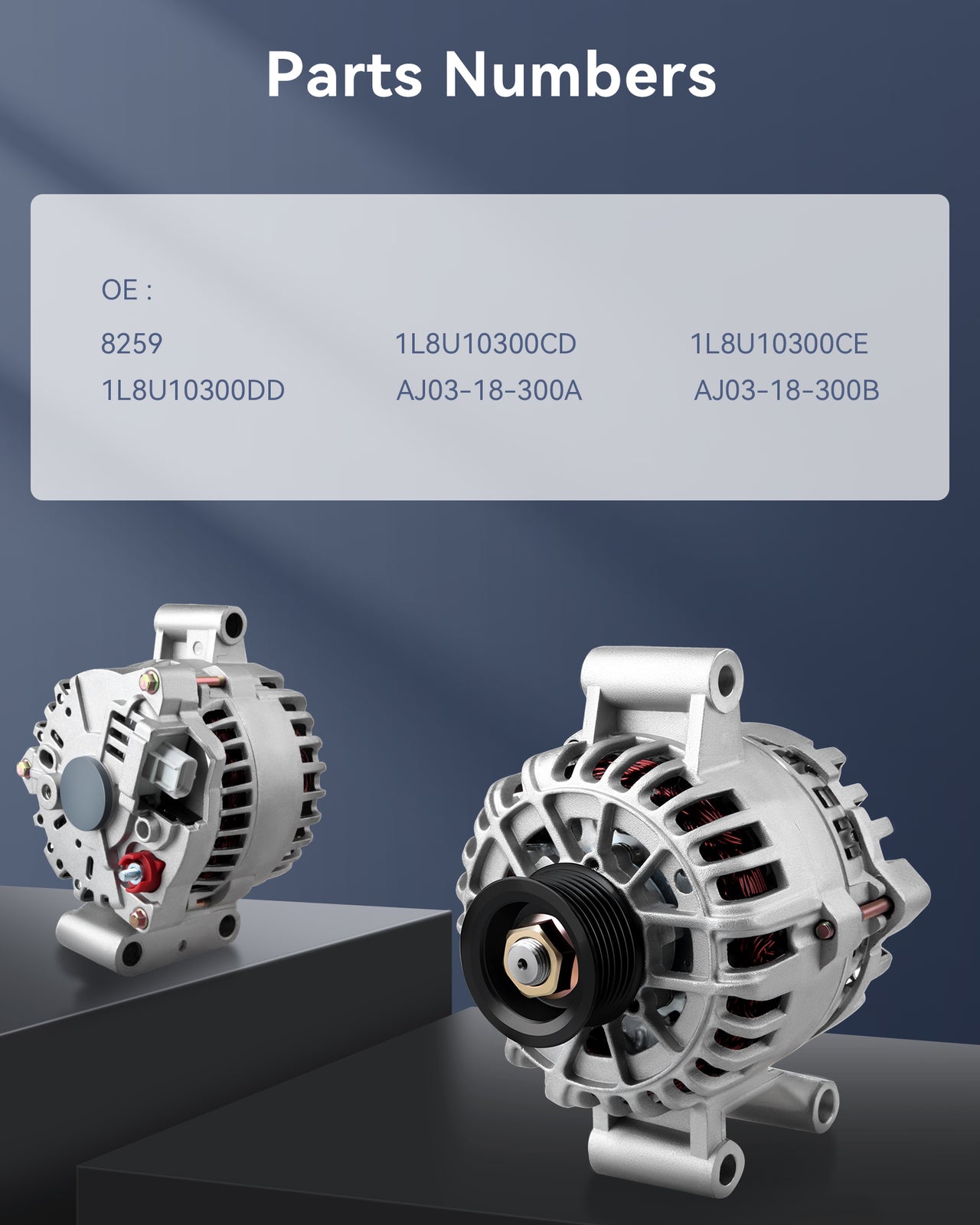 1L8U10300CD Alternator Fit for 2001-2004 for Ford Escape for Mazda Tribute 3.0L V6