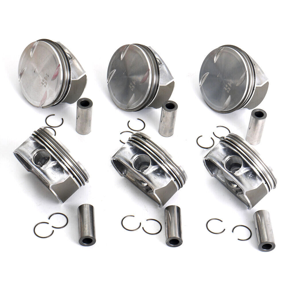 for Mercedes-Benz CLK350 C350 E350 M272 GLK350 3.5L 6x Pistons Rings Set STD