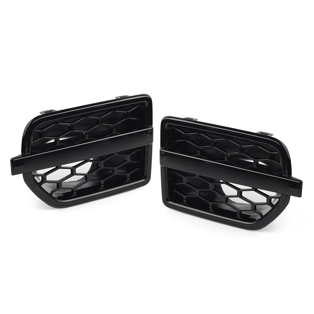 Fit for Land Rover LR4 2010-2016 Front Grille Air Intake Fender Vent Grill Black X2