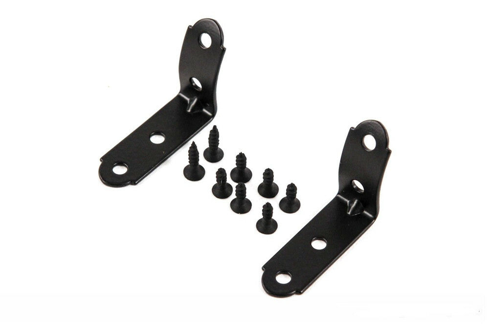 2pcs Glove Box Repair Kit Fits for Audi A4 S4 RS4 B6 B7 8E 2001-2008 Black