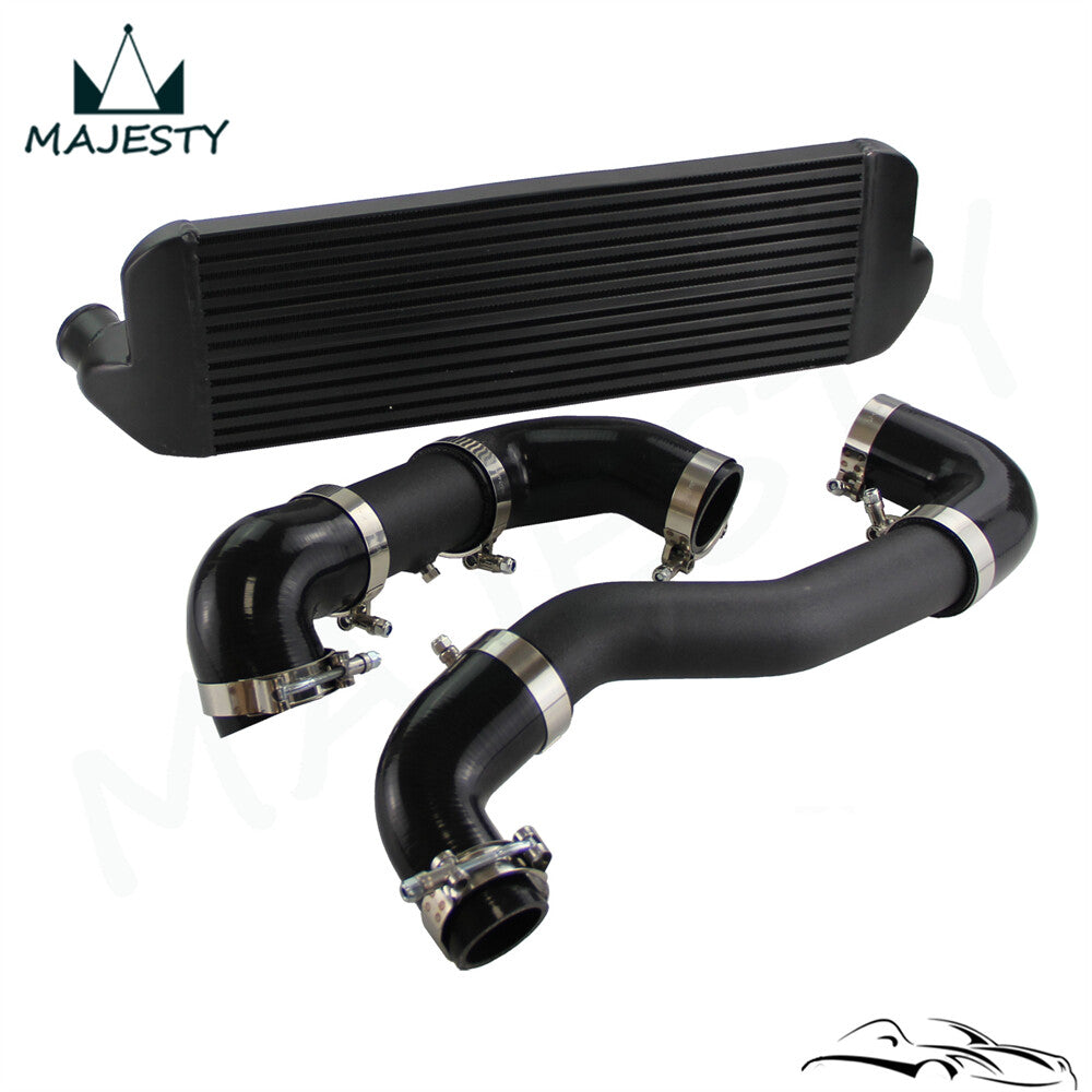 Intercooler+Charge Pipe Kit for Mini Cooper S JCW R55 R56 R57 R58 R59 R60 R61 BK