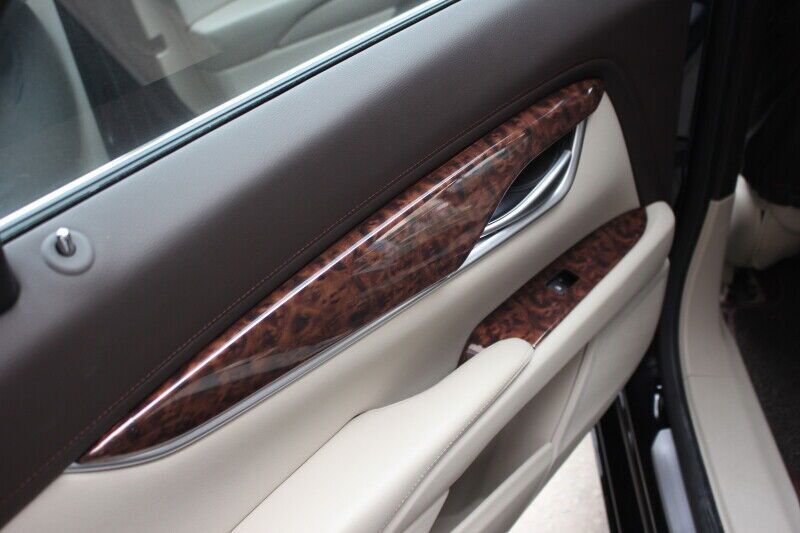 Door Strip Interior Console Strip Trim for Cadillac XTS 2013-17 Agate Wood Grain