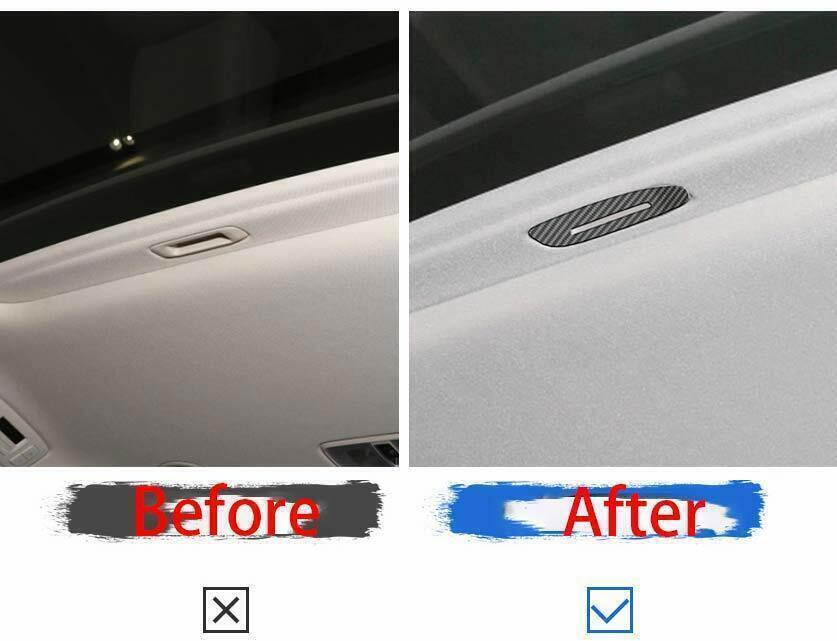 Inner Skylight Handle Panel Cover Trim for Kia Carnival 2022-2023 Carbon Fiber