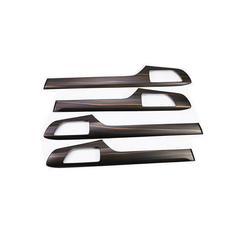 4Wood Grain Inner Door Molding Cover Trim Strip for Toyota Highlander 2020-2024