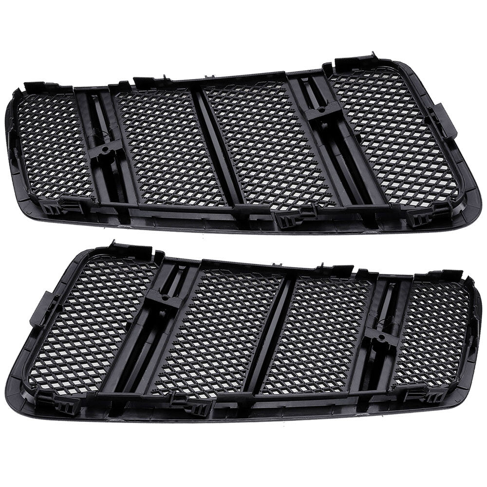 Pair Front Hood Vent Air Mesh Grille Trim Cover Fit for Mercedes W166 GL/GLE/GLS