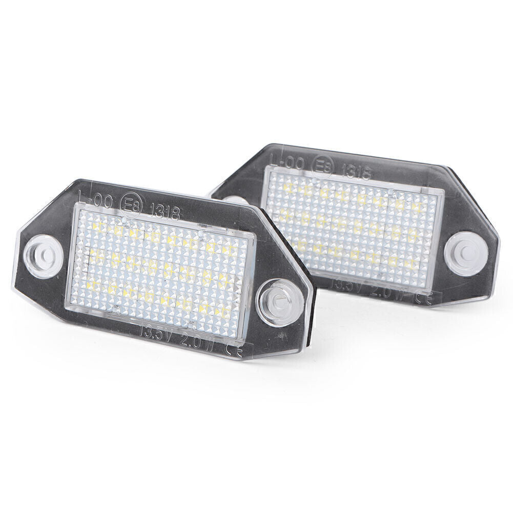 24LED White Rear Number License Plate Light Fit for Ford Mondeo MK3 2000-2007