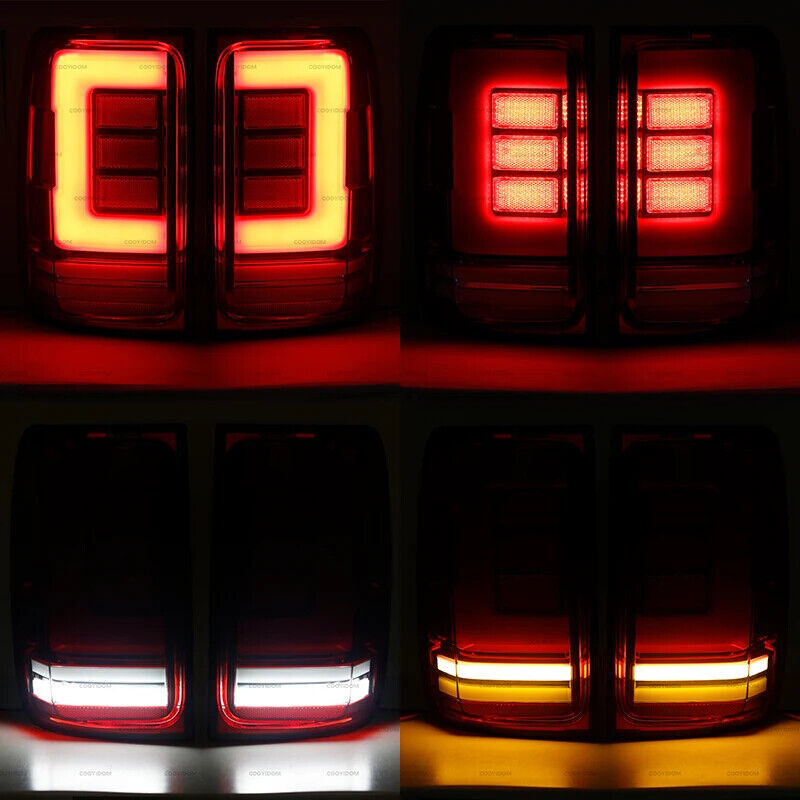 Suitable for Volkswagen Amarok V6 2009 - 2020 LHRH LED taillights, brake lights, and turn signals.