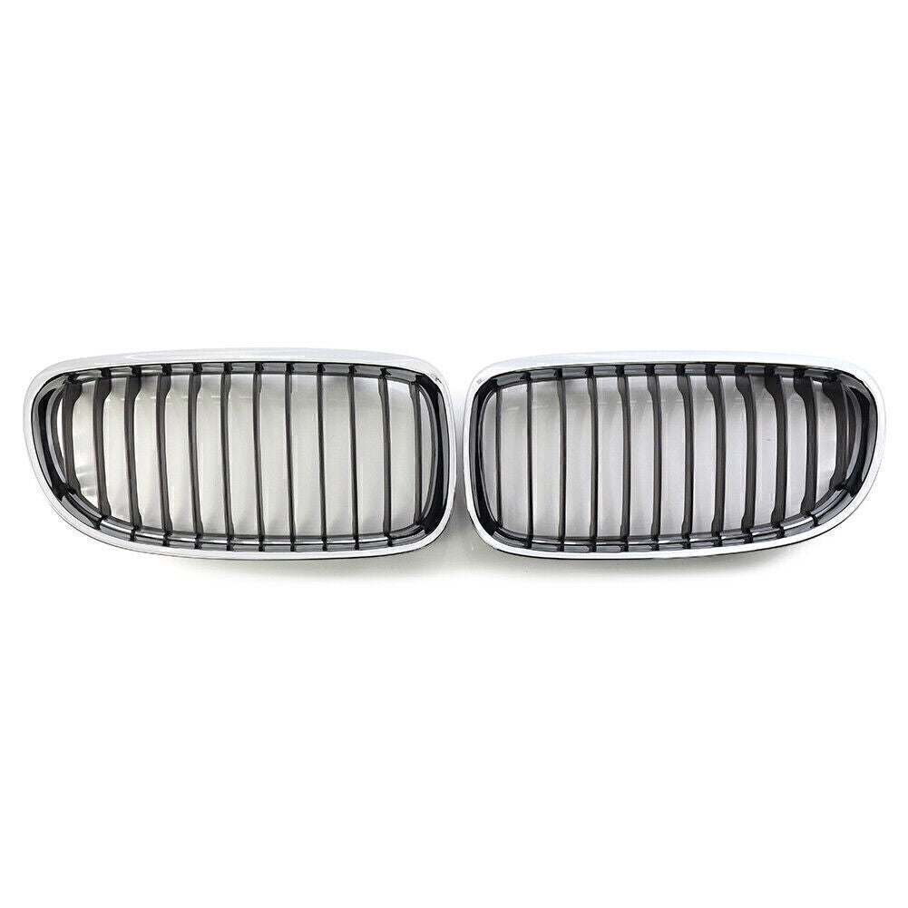 Chrome ABS Black Fit for BMW E90 E91 LCI 328i 335i Front Kidney Grille 2009-2011 10
