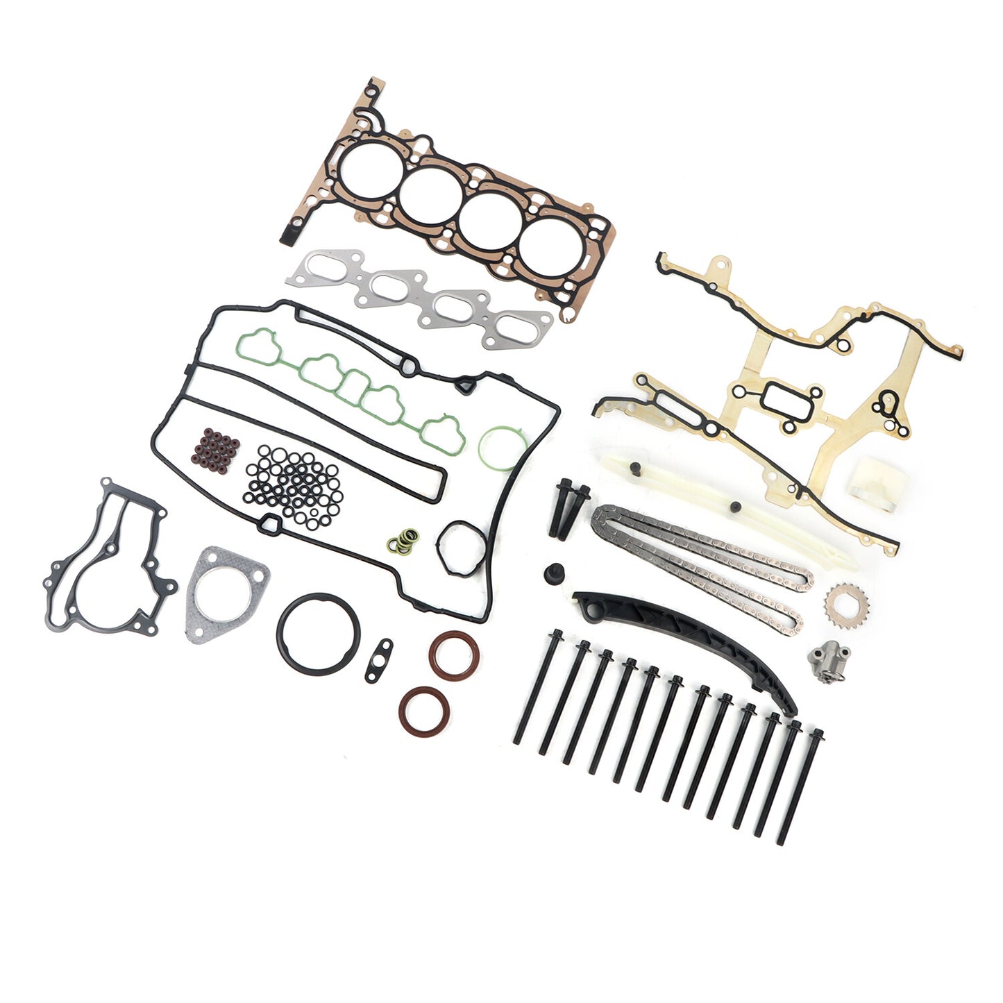 For 2011-2015 for Chevrolet for Cruze 1.4L Turbo Head Bolt Set Timing Chain Gasket Kit