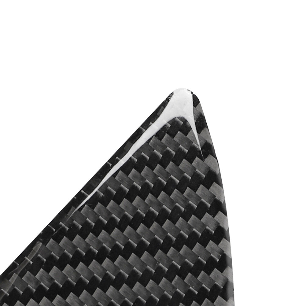 2PCS carbon fiber console decor strips trim for Audi A6 A7 2012-2018
