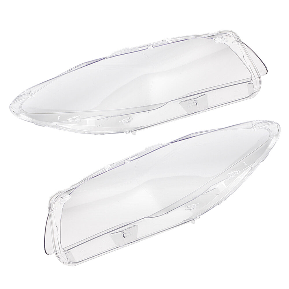A pair of headlight lens covers for 2010-2014 for BMW F10, F11, F18, 520, 525, 535, 530