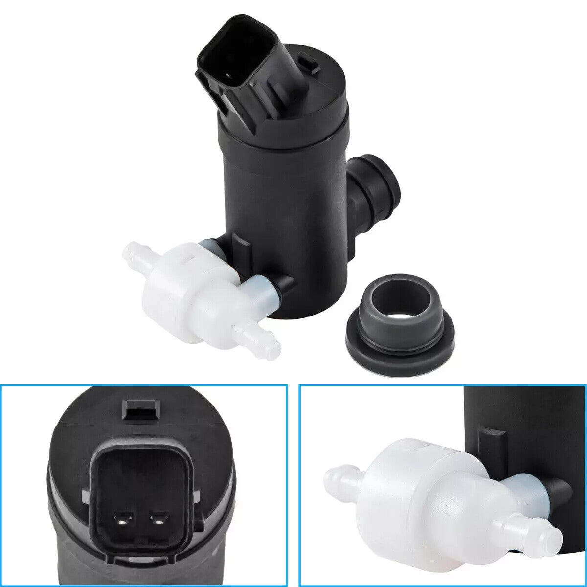 Fit for Kia Sorento Sedona 2015-2021 Windshield Washer Pump 98510-A9000 Black