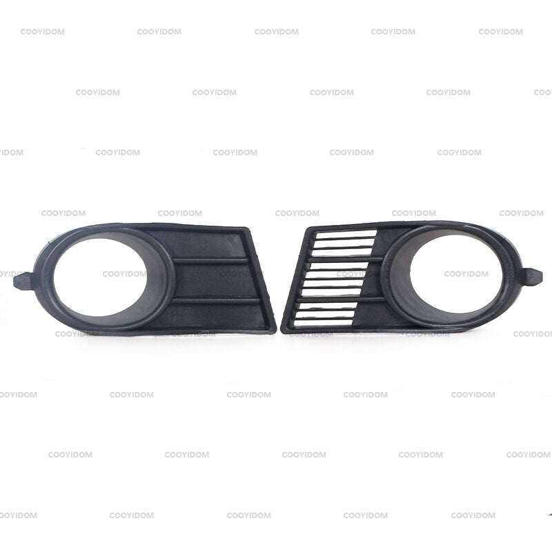 A pair of front bumper fog light grille black covers are available for the for Suzuki for Swift 2005 and 2006 models.