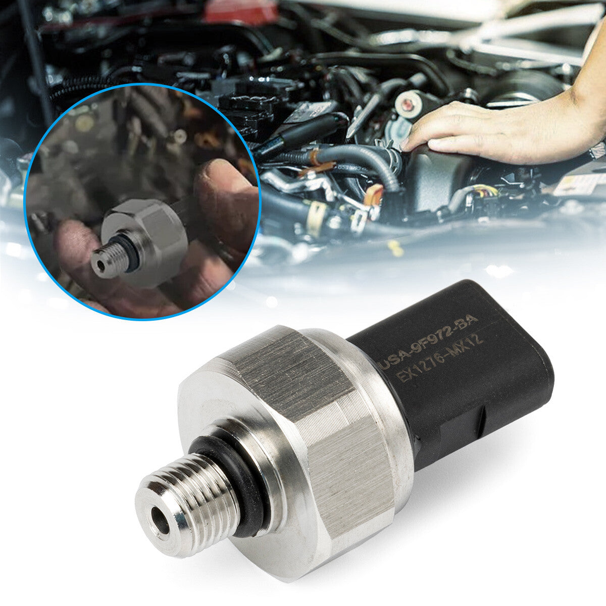 Fuel Injection Pressure Sensor for Ford Edge for Mustang for Lincoln MKZ BU5A-9F972-BA