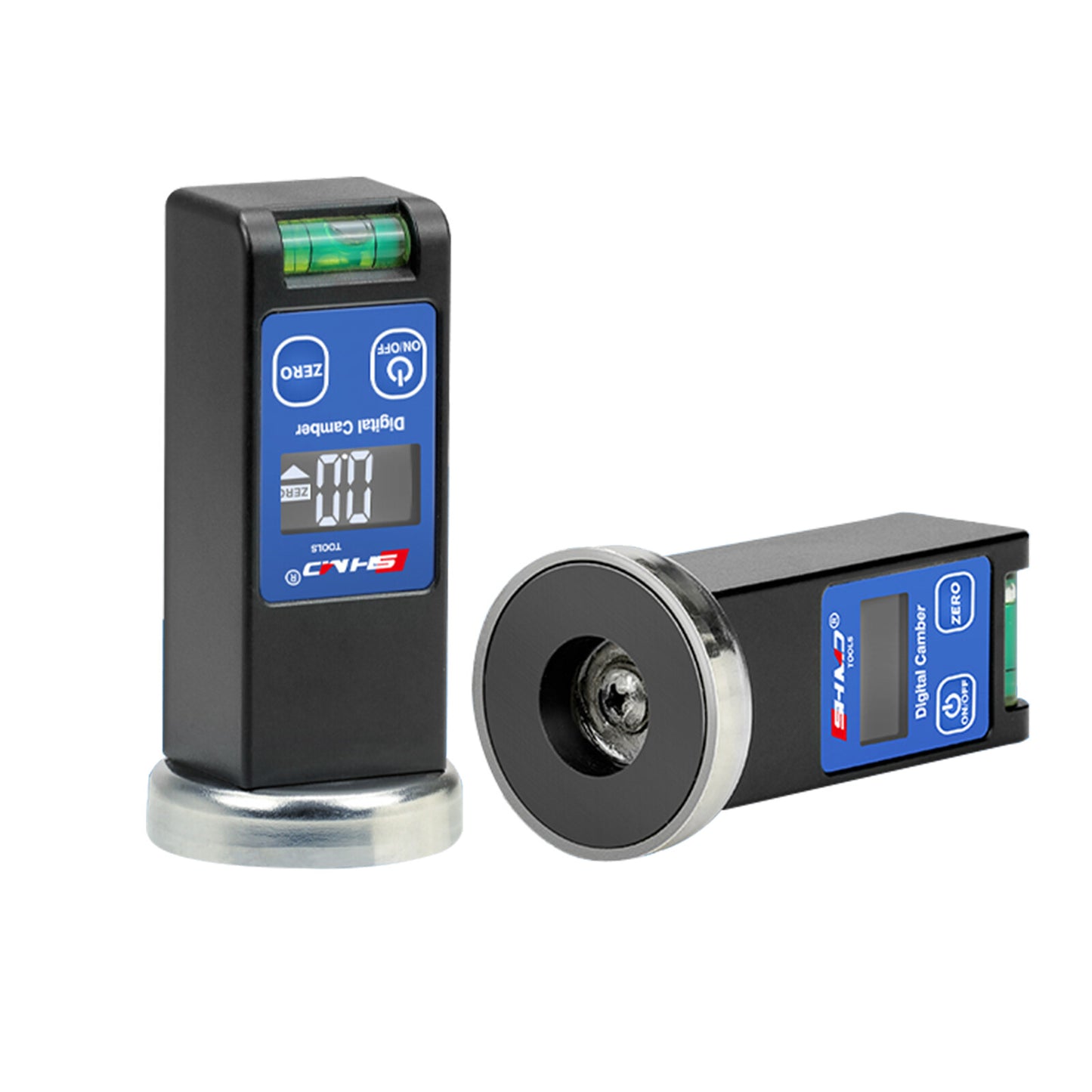 1-piece digital caster cam instrument panel for cars and trucks, LCD pillar, magnetic wheel alignment tool