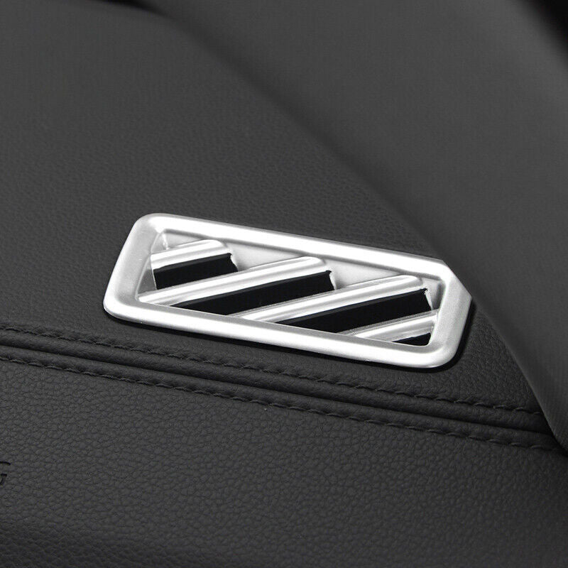 for Volkswagen Atlas 2018-23 ABS Silver Dashboard Upper Air Outlet Vent Trim 2X
