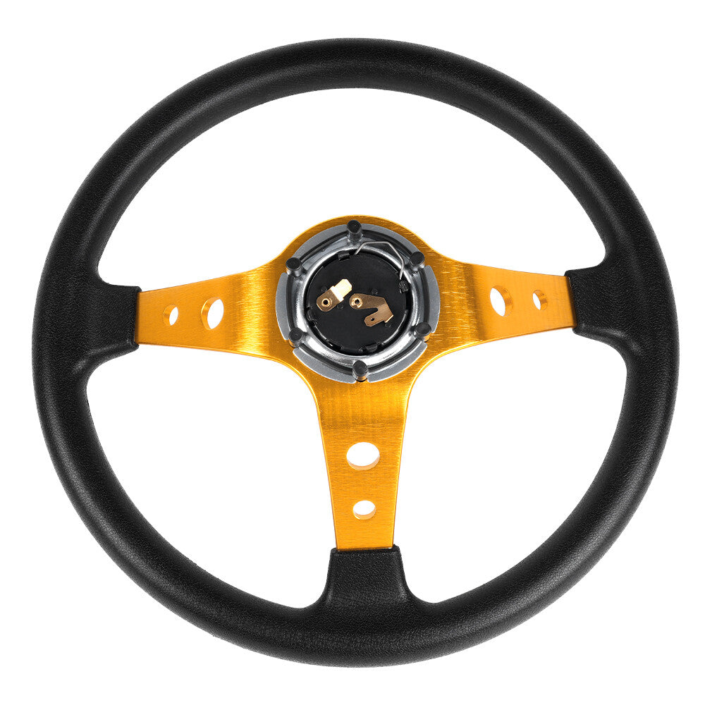 Universal 14 340mm Drifting Racing Steering Wheel 9.5cm Deep Dish