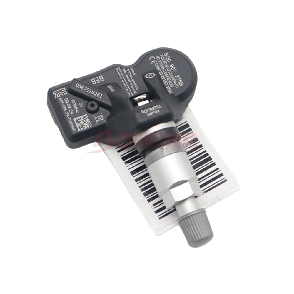 4x 433MHZ 5Q0907275B TIRE PRESSURE SENSOR TPMS for AUDI for SKODA for PORSCHE for VOLKSWAGEN