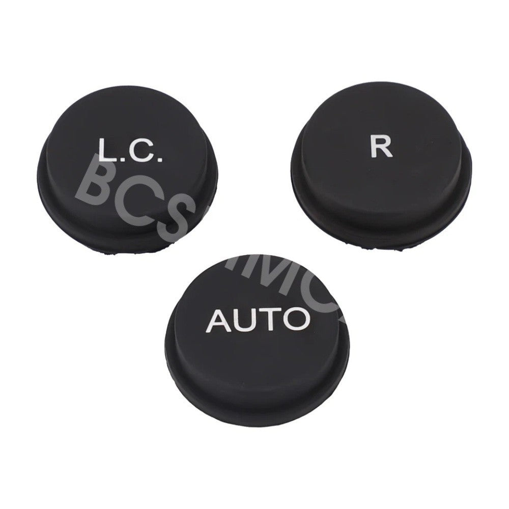 3Pcs Car Console Shift Gear Panel Button Cover Fit for Ferrari 430 612 599 Parts
