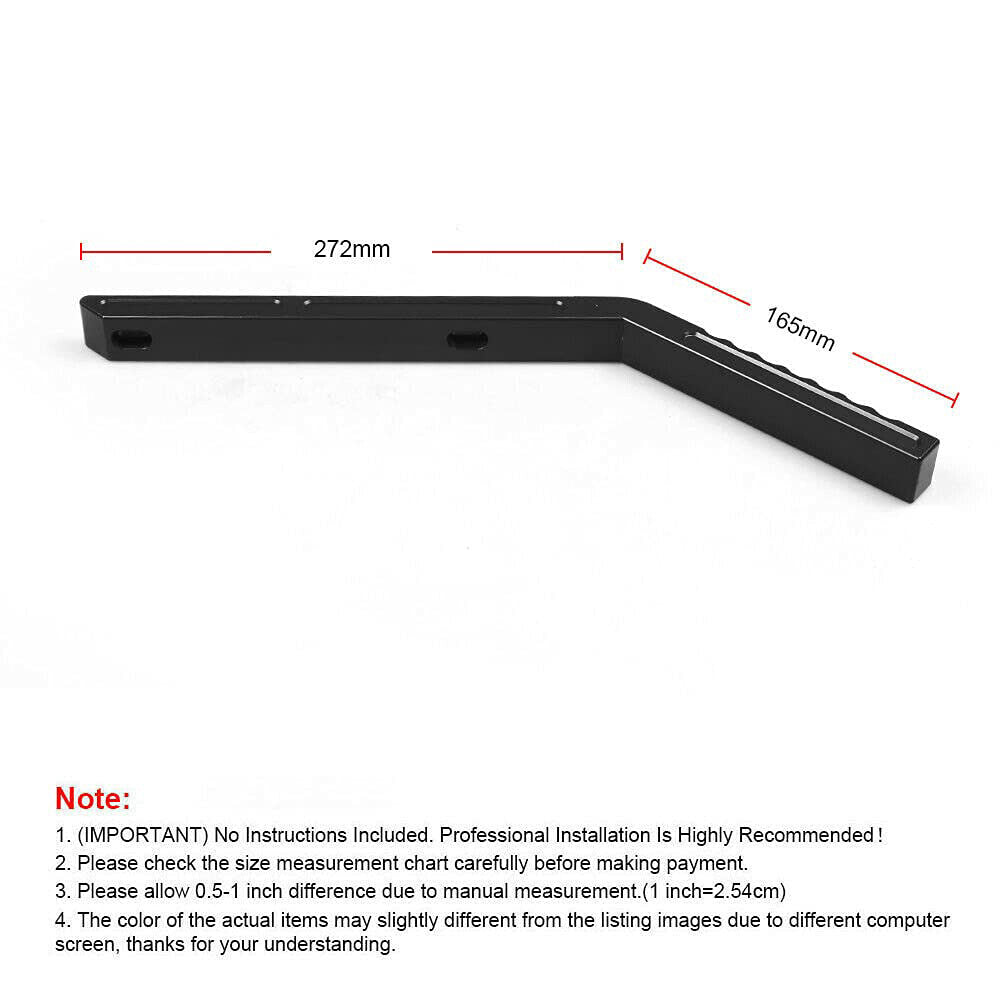 Aluminum Front + Rear Grab Handles Grip Bar for Jeep for Wrangler JK 2007-2018 Black