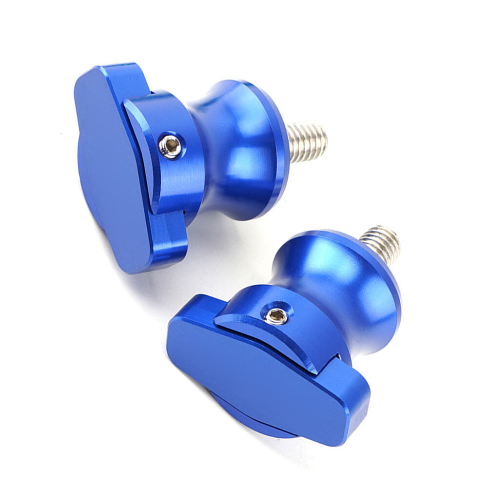 2PCS Swingarm Sliders Spools Stand Screws M8 for Honda CBR600RR 2003-2017 Blue