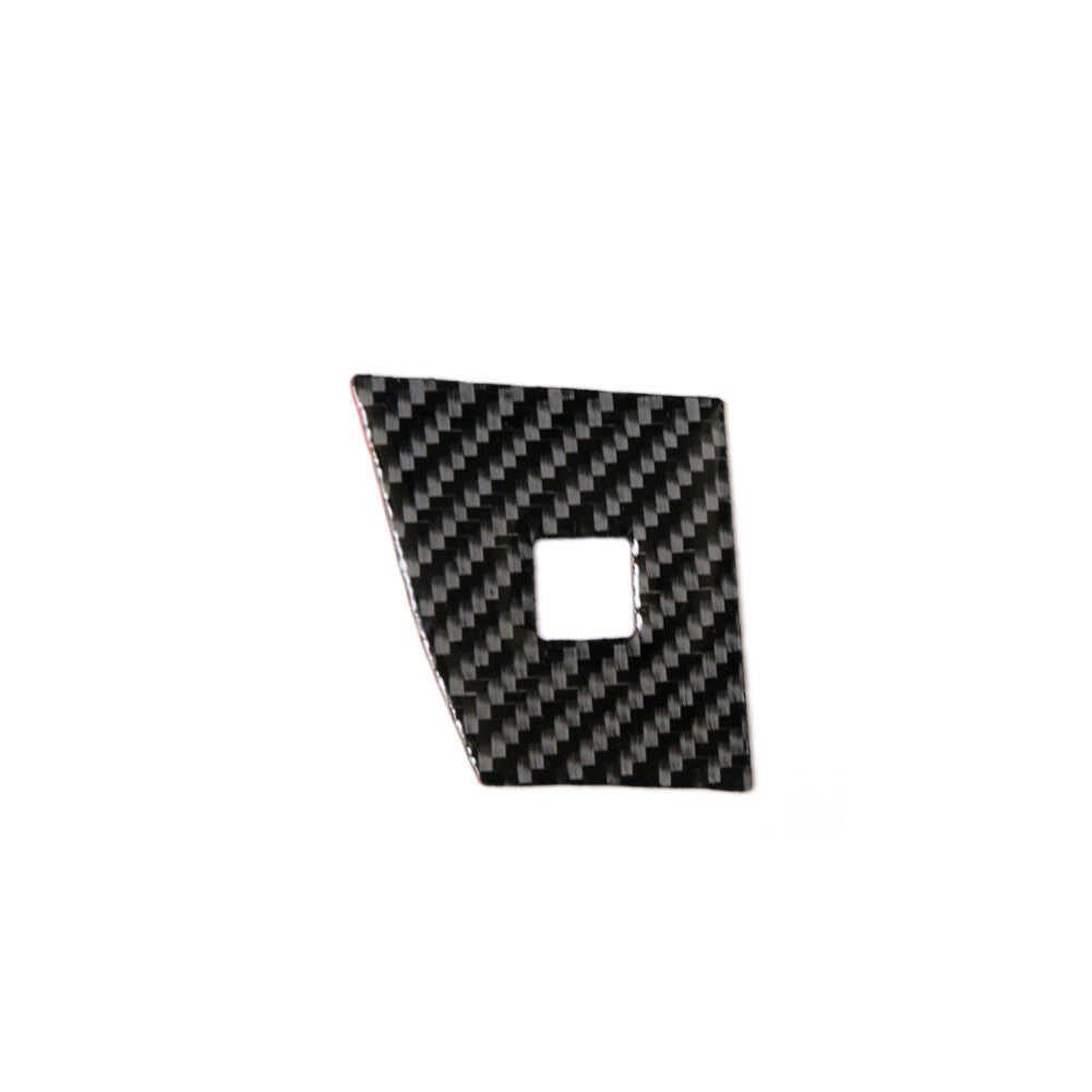 Carbon Fiber Steering Wheel Panel Sticker Trim Fit for Subaru Forester 2005-08
