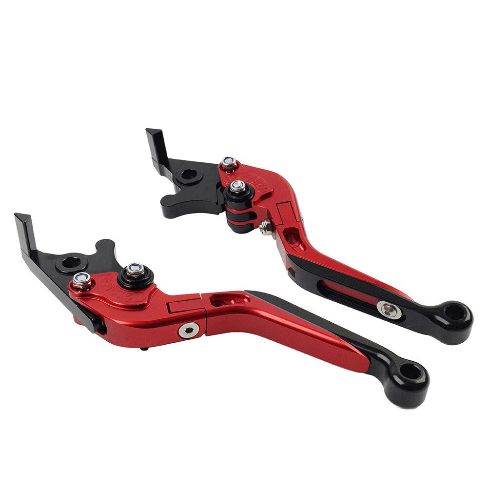 Red CNC Folding Extendable Brake Clutch Levers for BMW S1000XR 2015-2021
