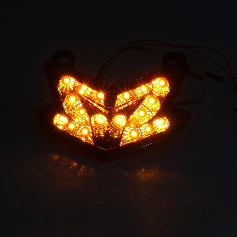 Red LED Taillight Turn Signal Brake Lamp for KAWASAKI Z800 2013-2016 Z125 16-21
