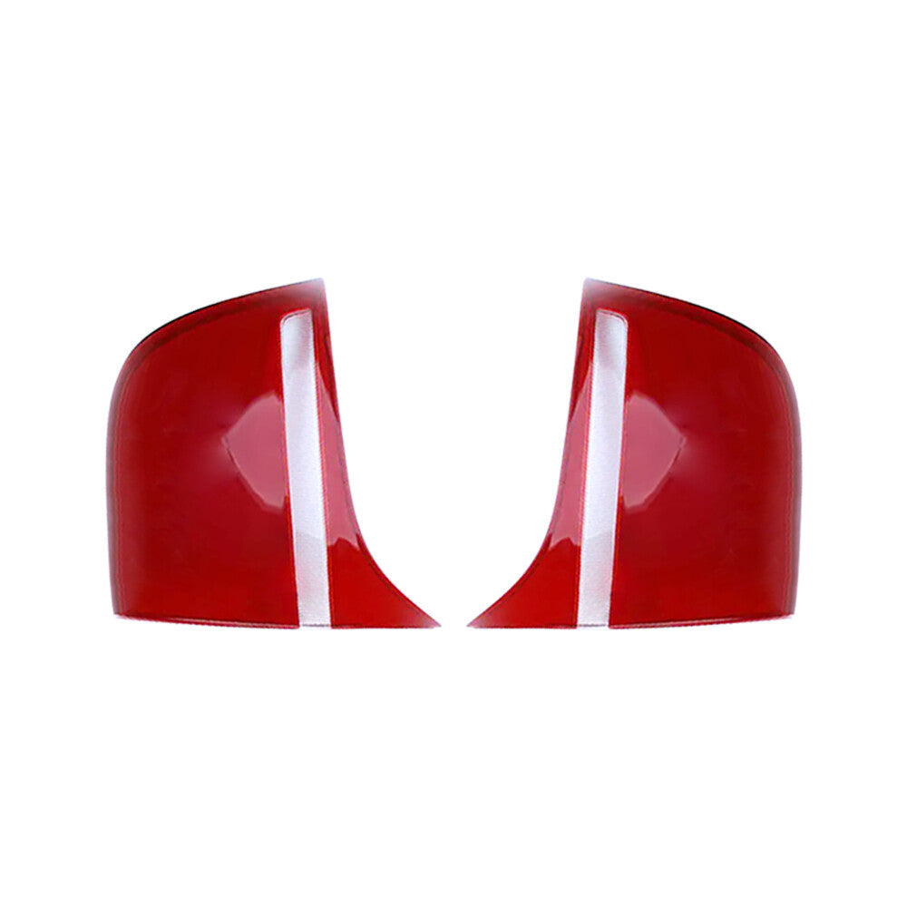 2Pcs Left+Right Inner Side Red Tail Light Lens Cover For X6 X6M E71 2008-2014