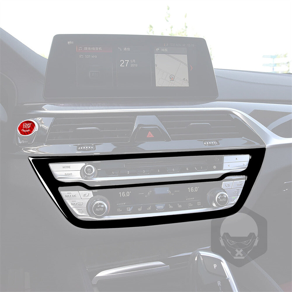 Start Stop Button Air Condition CD Panel Cover for BMW 5 Series G30 G38 2018-23