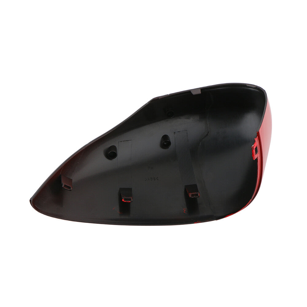 Right Rearview Mirror Cover Wing Door Cap for Ford Fiesta MK7 2008-2017 Red