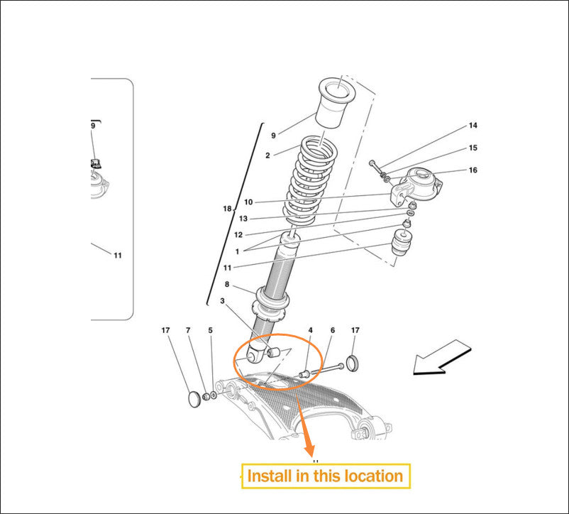 for Ferrari for Maserati front strut ball joint shock absorber bushing equipment manufacturer 157630
