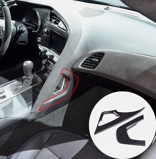 ABS carbon fiber interior door and window switch cover trim suitable for Toyota Tundra 14-21
