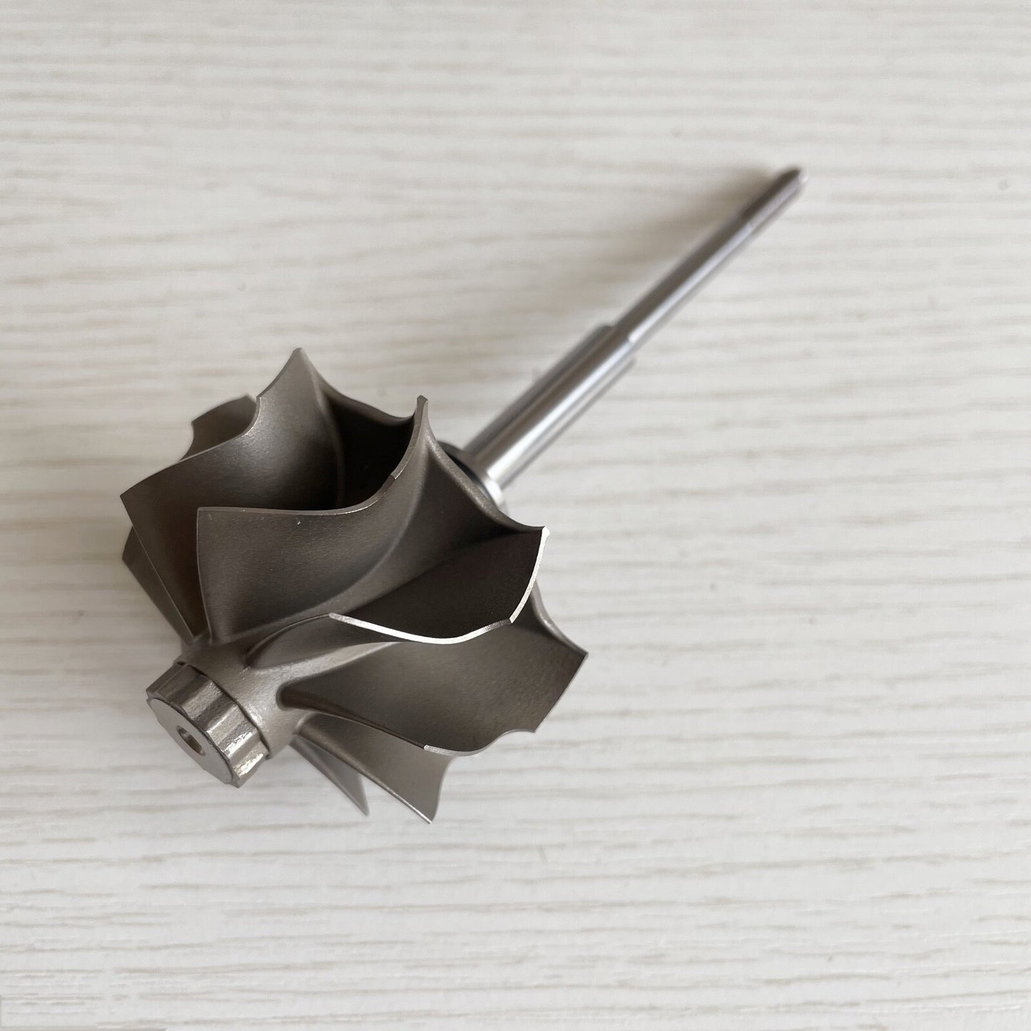 TD04HLRX Reverse 48.1/53 mm 9-blade turbine shaft and wheels for Mitsubishi
