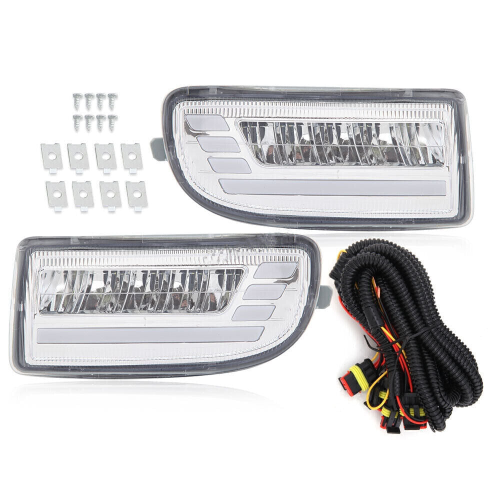 2-pack LED fog lights and daytime running lights for Toyota for Land Cruiser J100 105