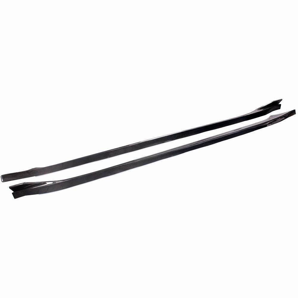Carbon Fiber Rear Spoiler+Side Skirt+Front Rear Bumper for 18-23 for Tesla model 3