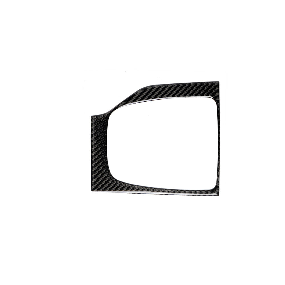Carbon Fiber Manual MT Gear Shift Panel Cover Trim for Mazda 3 Axela 2017 2018